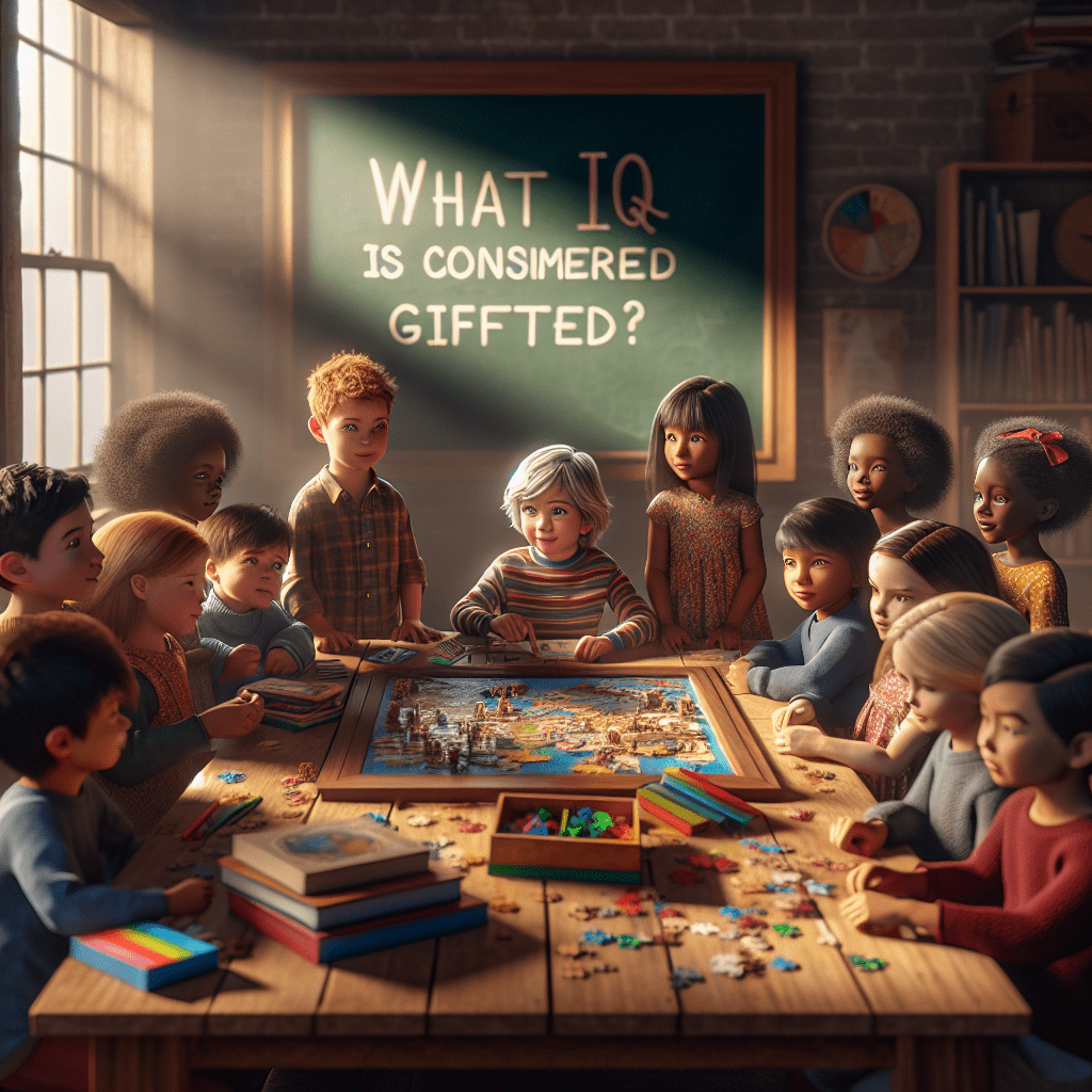 What IQ is considered gifted?