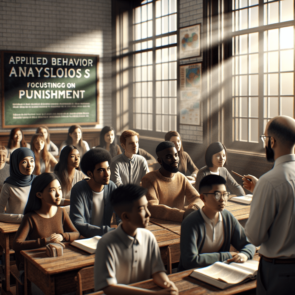 Which of the following is an example of punishment in ABA?